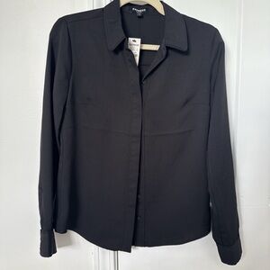 Express Charcoal Button-Up Shirt